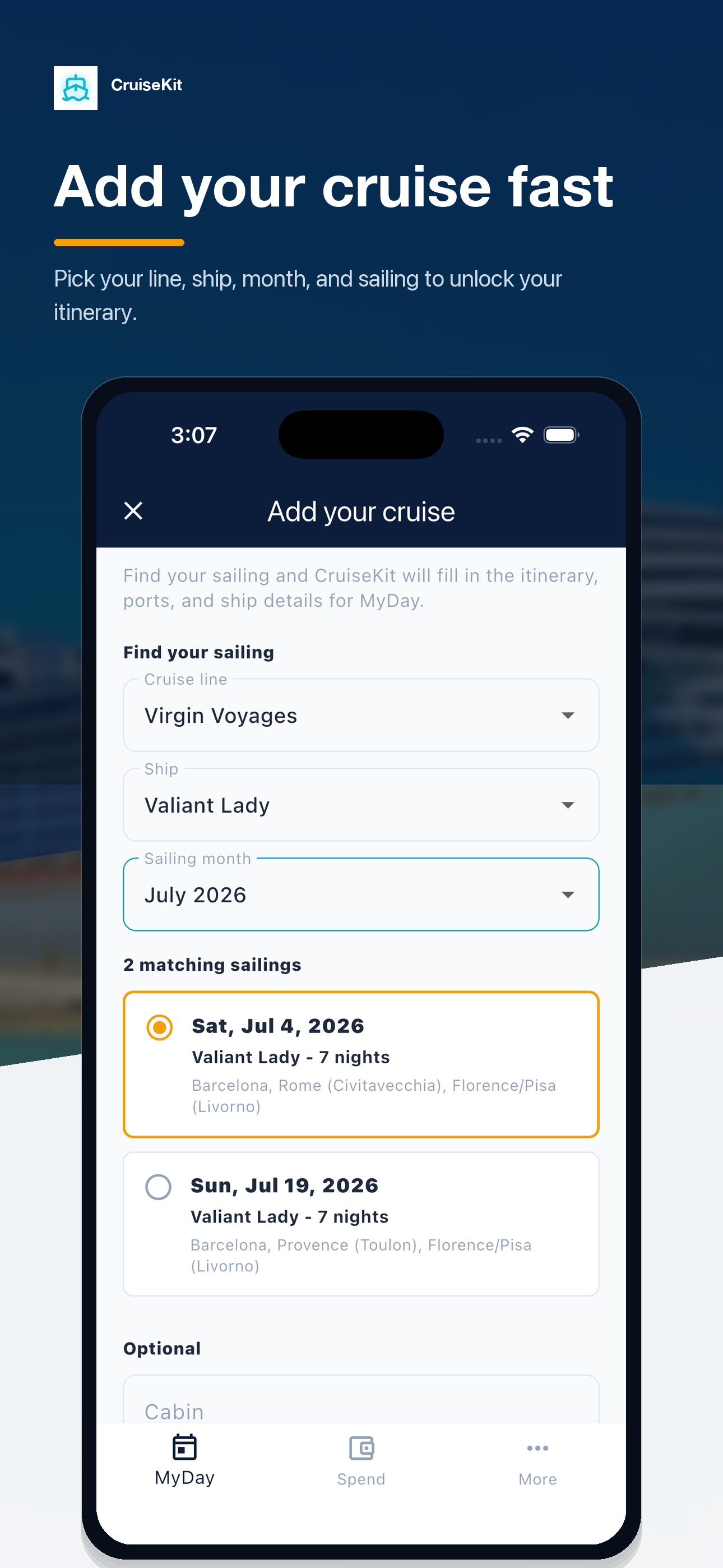 Add cruise screen in CruiseKit