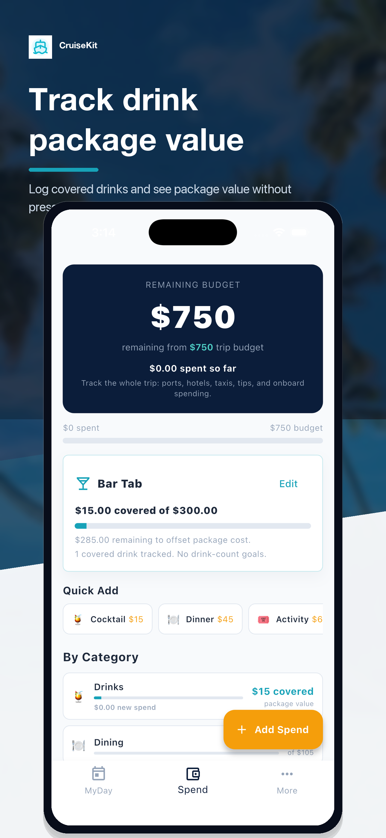 CruiseKit app screenshot 2